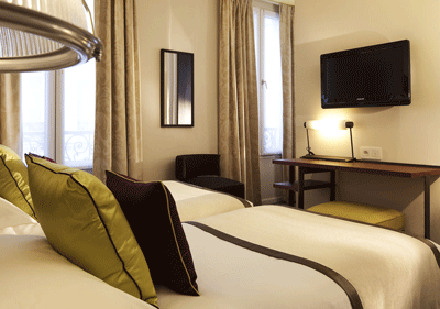 Hotel Marais Bastille Paris, chambre Twin