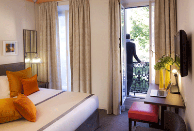 Hotel Marais Bastille Paris, chambre double