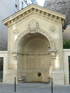 Fontaine, Rue de la Roquette Paris