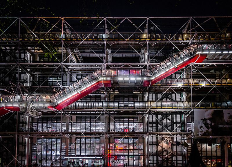 Centre Pompidou Paris - Sean X Liu via Visualhunt - CC BY-SA Centre Pompidou Paris - Sean X Liu via Visualhunt - CC BY-SA