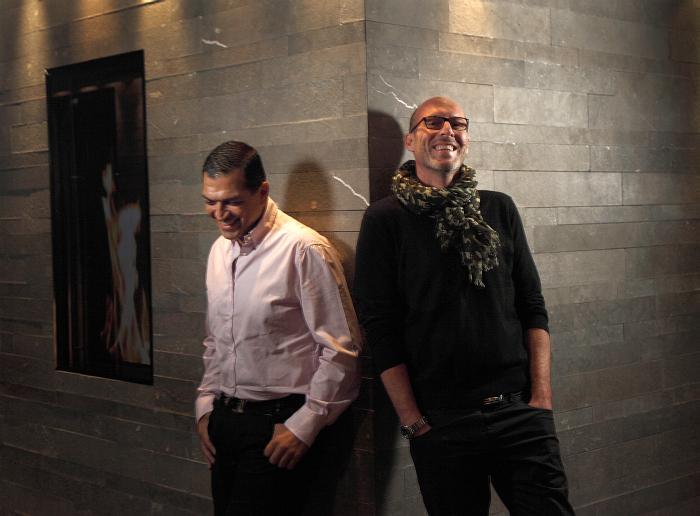 Shahé Kalaidjian, Hôtelier créateur et Directeur des hôtels Sezz, et Christophe Pillet, Designer Shahé Kalaidjian, Hôtelier créateur et Directeur des hôtels Sezz, et Christophe Pillet, Designer